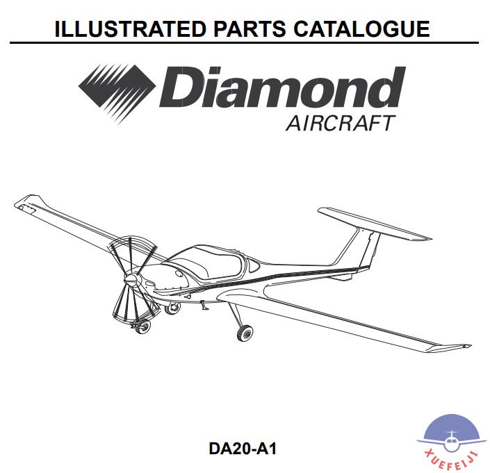 钻石DA20-A1飞机图解..