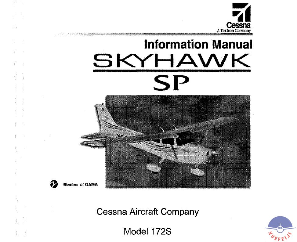 赛斯纳172S Skyhawk飞..