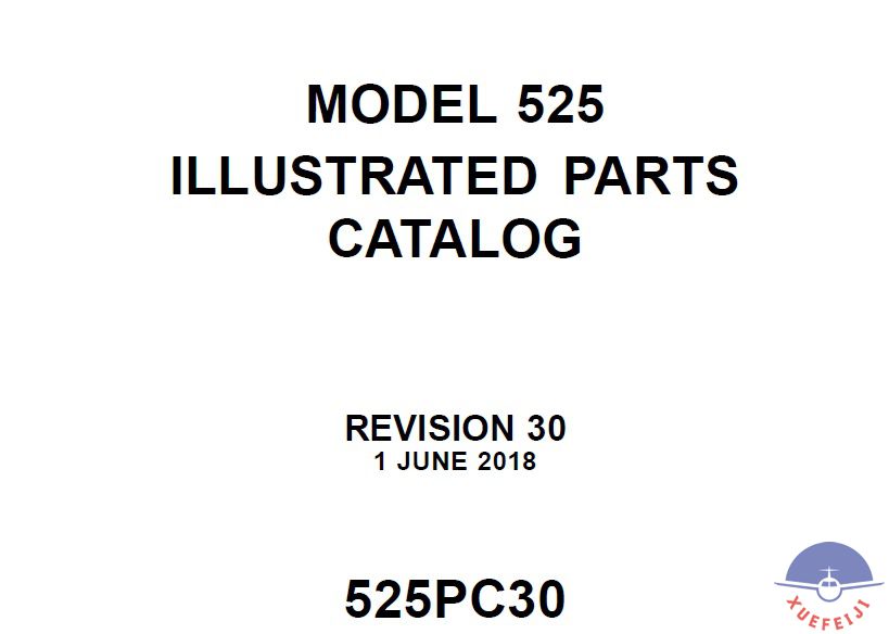 赛斯纳525飞机图解零..