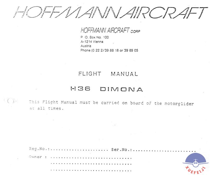 钻石HK36 Dimona飞机..