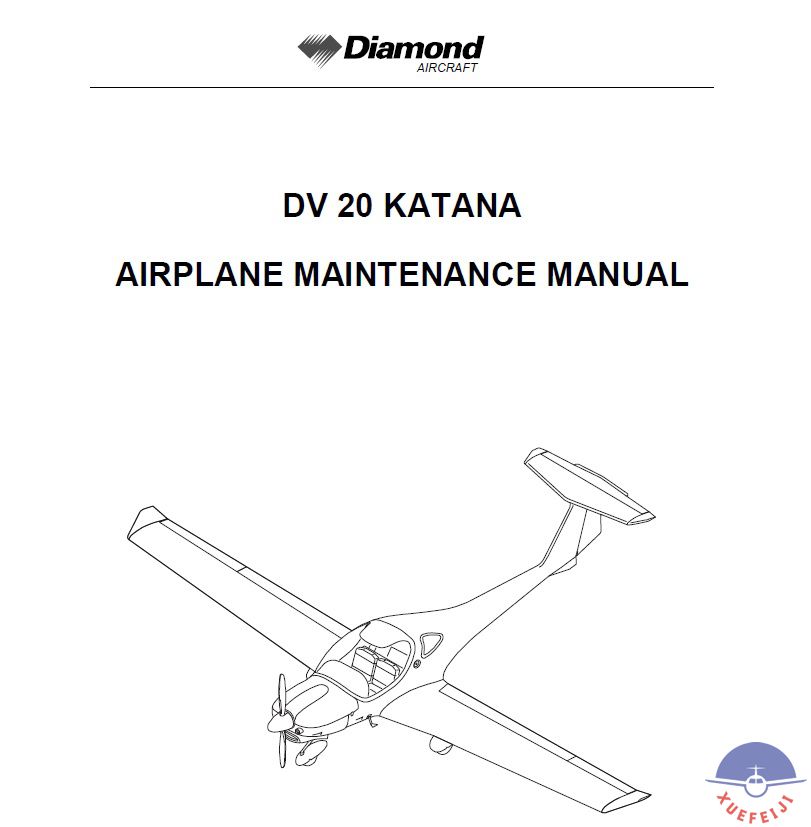 钻石DV20 Katana飞机..