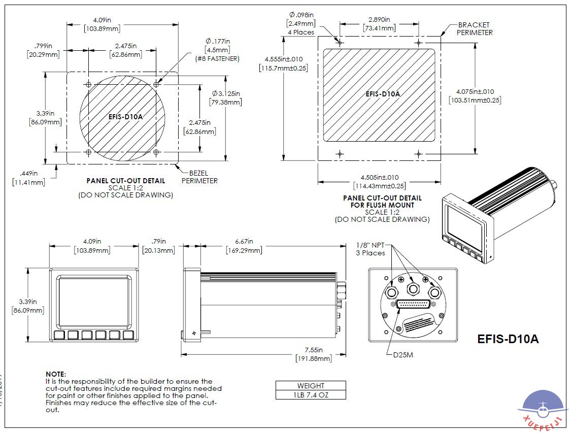 Dynon EFIS-D6 and EF..